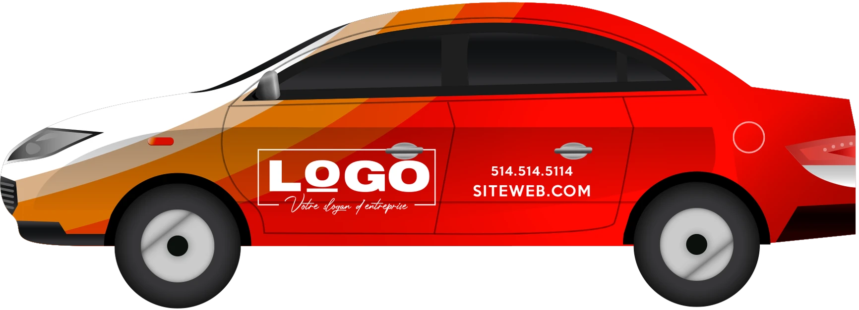 Lettering for full vehicle wrapping professional | Laval, Montréal